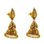 22K Antique Gold Temple Necklace Set with Ruby, Emerald (50.5 grams)