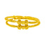 22K Gold Filigree Bangle Set of 2 (16.5 grams)