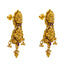 22K Gold Temple Bridal Necklace Set w/ Emerald, Ruby, Pearl (38.3 g)