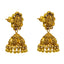 22K Yellow Gold Temple Necklace Set w/ Emerald, Ruby, CZ (66.1g)
