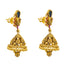 22K Gold Antique Lakshmi Necklace Set w/ Emerald, Ruby, CZ (63.2g)