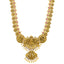 22K Antique Gold Temple Bridal Necklace w/ Ruby (98.9 grams)