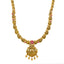 22K Gold Ruby Temple Bridal Necklace (40.8 grams)