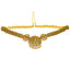 22K Gold Ruby CZ Temple Necklace and Vaddanam Waist Belt (99.9g)