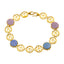 22K Yellow Gold and CZ Bracelet (7.4gm)
