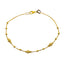 22K Yellow Gold Beaded Bracelet (2.5gm)