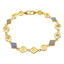 22K Yellow Gold and CZ Bracelet (5.3gm)
