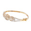 18K Yellow Gold 1.09CT VVS Diamond Bangle, Size 2.6 (12.12 grams)
