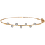 18K Yellow Gold, 1.37 CT Diamond Bangle, Size 2.6 (5.66 grams)
