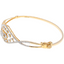 18k Yellow Gold, 0.94 CT Diamond Bangle, Size 2.6 (10.21 grams)