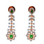 18K Yellow Gold, Emerald, & 1.69 CT Diamond Necklace Set (16.1 grams)