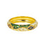 22K Yellow Gold Meenakari Ring (3.7gm)