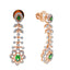 18K Yellow Gold, Emerald, & 1.69 CT Diamond Necklace Set (16.1 grams)