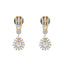 18K Yellow Gold & Diamond Necklace & Earrings Set (19.81 grams)
