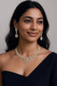 18K Yellow Gold & Diamond Necklace & Earrings Set (19.81 grams)