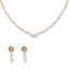 18K Rose Gold, 0.82ct Diamond Necklace Set (12.15 grams)