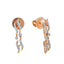 18K Rose Gold, 0.82ct Diamond Necklace Set (12.15 grams)