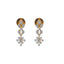 18K Yellow Gold, 0.94ct Diamond Necklace & Earring Set (17.61 grams)