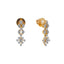 18K Yellow Gold, 0.94ct Diamond Necklace & Earring Set (17.61 grams)