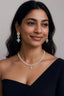 18K Yellow Gold, 0.94ct Diamond Necklace & Earring Set (17.61 grams)