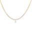 18K Yellow Gold, 0.94ct Diamond Necklace & Earring Set (17.61 grams)