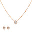 18K Rose Gold, 1.19ct Diamond Pendant Set (9.01 grams)