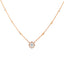 18K Rose Gold, 1.19ct Diamond Pendant Set (9.01 grams)