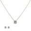 18K Rose Gold, 0.88ct Diamond Pendant Set (9.01 grams)