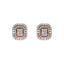 18K Rose Gold, 0.88ct Diamond Pendant Set (9.01 grams)