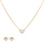 18K Rose Gold, 0.75ct Diamond Pendant Set (7.22 grams)