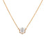 18K Rose Gold,  0.99ct Diamond Pendant Set (9.40 grams)