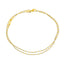 22K Yellow Gold Gold Anklet Pair (8.5 grams)