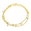 22K Yellow Gold & CZ Anklet Pair (11.3 grams)