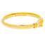 22K Multi Gold Trishul Men's Kada, Size 2.12 (28.7g)