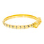 22K Multi-Gold Elephant Men's Kada, Size 2.13 (29.g)