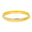 22K Multi Gold Jaguar Two Tone Men's Kada, Size 2.12 (27.3g)