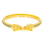22K Yellow Gold and Enamel Elephant Head Men's Kada, Size 2.11 (30.5g)