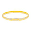 22K Two Tone Gold Classic Men's Kada, Size 2.12 (13.2g)