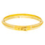 22K Gold Shiva Lingam and Ganesha Men's Kada, Size 2.11 (24.9g)