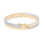 18K Multi Gold Men's Openable Kada, Size 2.6 (23.1g)