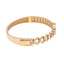 18K Multi Gold and CZ Men's Openable Kada, Size 2.4 (13.8g)