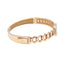 18K Rose Gold and CZ Men's Openable Kada, Size 2,4 (14.5g)