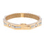 18K Multi Gold Men's Openable Kada, Size 2.6 (22.1g)