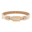 18K Multi Gold Jaguar Men's Openable Kada, Size 2.6 (19.8g)