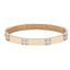 18K Multi Gold Men's Openable Kada, Size 2.6 (15.8g)