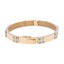18K Multi Gold Men's Openable Kada, Size 2.6 (15.8g)