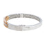 18K Multi Gold and Enamel Men's Openable Kada, size 2.6 (21g)
