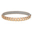 18K Multi Gold Men's Openable Kada Bangle, size 2.6 (17.7g)