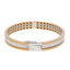18K Multi Gold Men's Openable Kada, size 2.8 (25.5g)