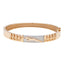 18K Multi Gold Jaguar Men's Openable Kada, Size 2.8 (16.9g)